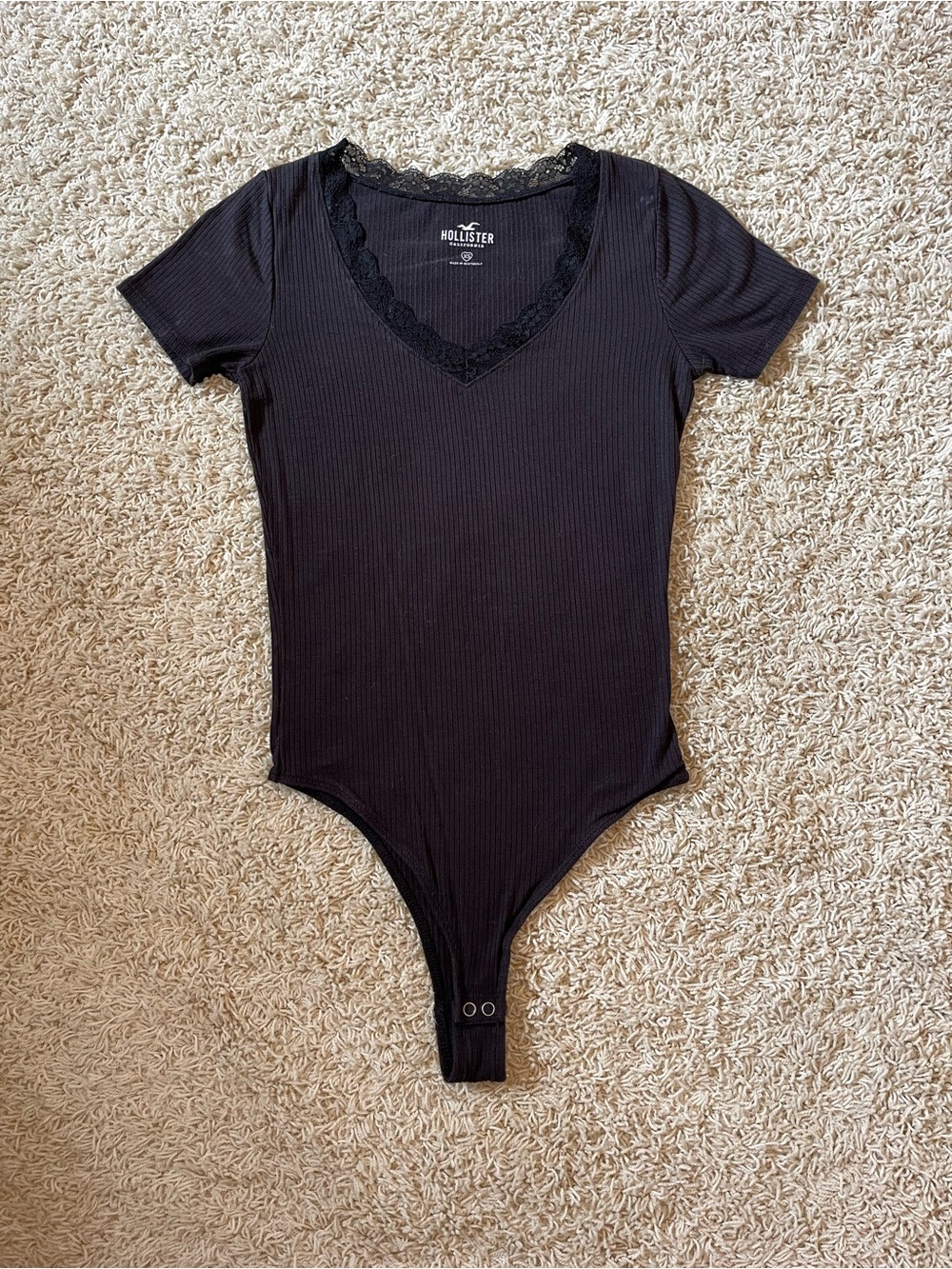 Hollister Black Lace Bodysuit